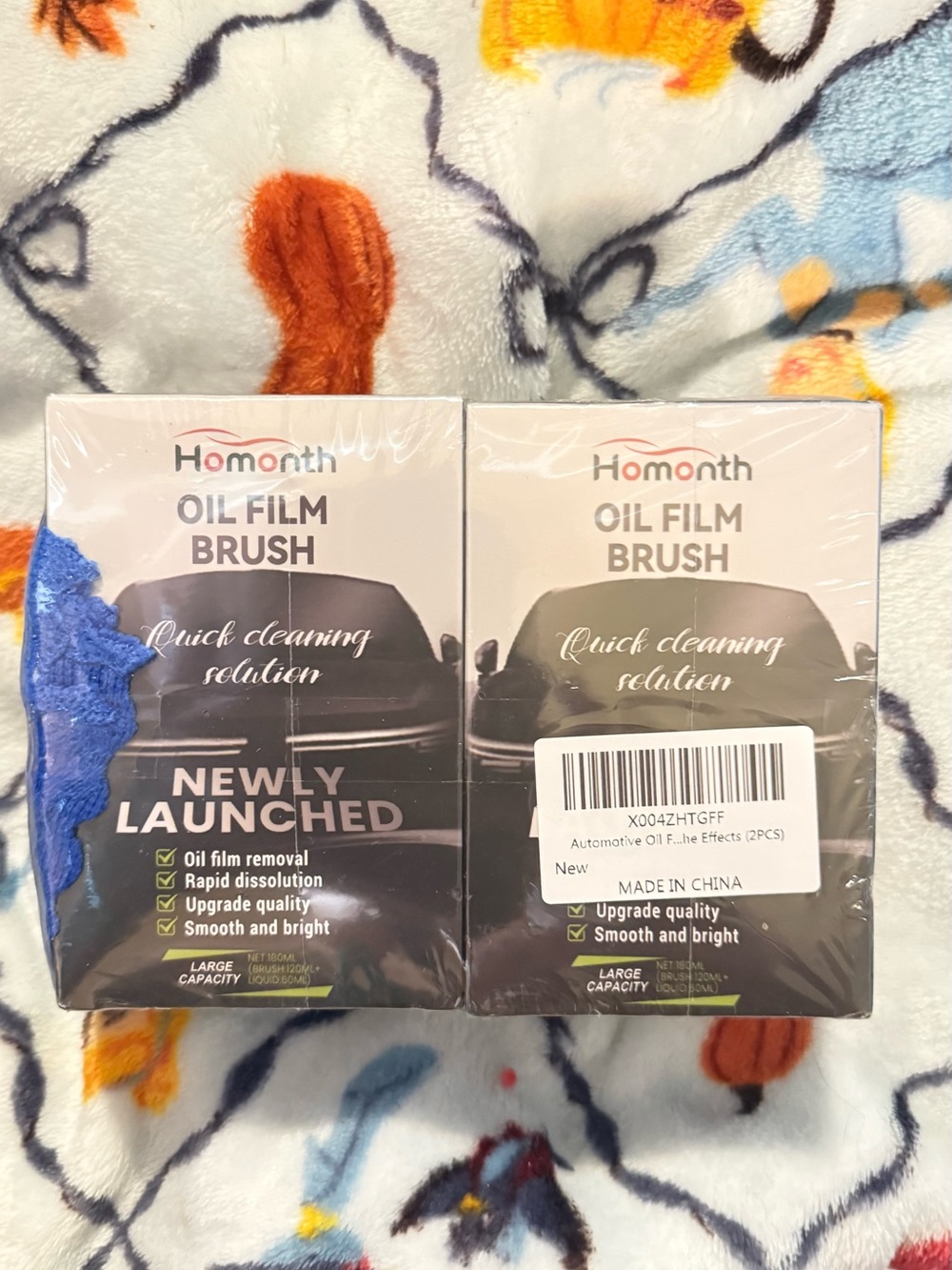 Homonth Oil Film Brush - Black & White Packaging (2 Pack)